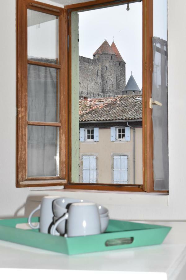 L'Or Vert, Castle View, Private Parking, Air Conditioner, Netflix, 160M From Medieval Town 卡尔卡松 外观 照片