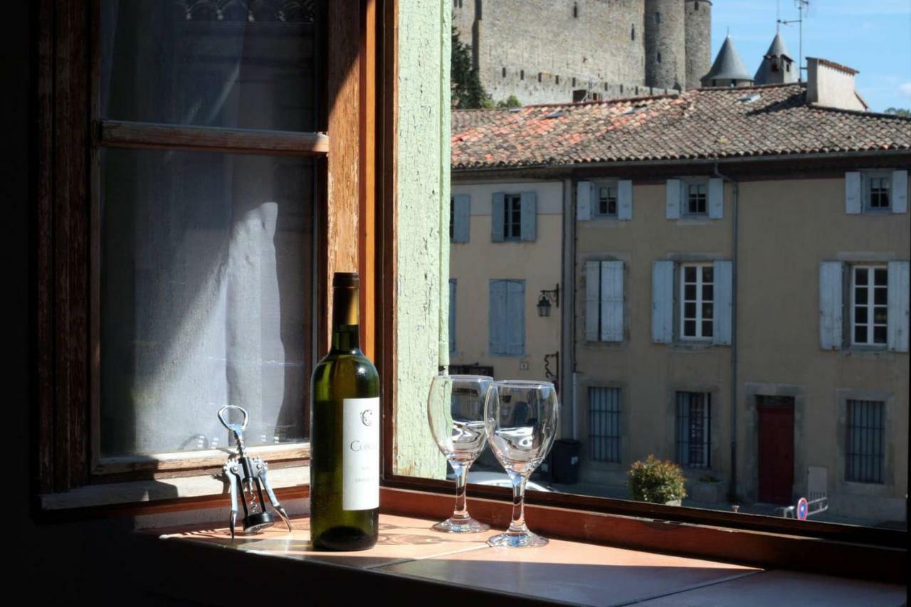 Les Gites De Laure - L'Or Vert, Appartement Avec Vue Sur Le Chateau, Parking Prive, Climatisation, Netflix, A 160 M De La Cite Medievale 卡尔卡松 外观 照片